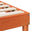 vidaXL Struttura del letto Marrone 90 x 210 cm Pino massello