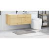 vidaXL Tappetino da bagno antiscivolo Grigio 60 x 90 cm PP