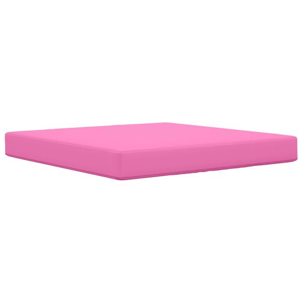vidaXL Cuscino per divano da esterno Rosa 80 x 80 x 8 cm Poliestere