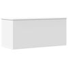 vidaXL Contenitore Portaoggetti Bianco 100x42x46 cm Legno Multistrato