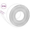 vidaXL Bordature da Giardino 2 pz Grigie 10 m 20 cm in Polietilene