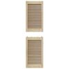 vidaXL Porta per Armadio 2 pcs Naturale 140,5 x 2,1 x 39,5 cm