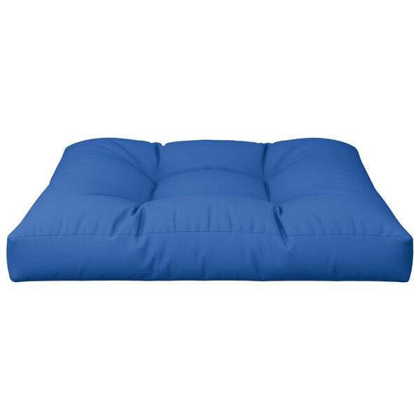 vidaXL Cuscino per Pallet Blu Reale 70x70x12 cm in Tessuto