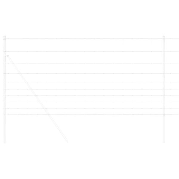 vidaXL Recinto Selvaggio Zincato a Caldo 1000 x 120 x 0,18 cm Ferro