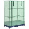 vidaXL Letto Rialzato con Copertura Serra Effetto Rattan 80x40x123 cm