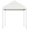 vidaXL Gazebo con Tetto Bianco 15,61x2,28x2,69 m in Polietilene