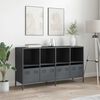vidaXL Credenza Antracite 135x39x73,5 cm in Acciaio Laminato a Freddo