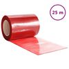 vidaXL Tenda per Porte Rossa 300 mm x 2,6 mm 25 m in PVC