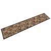 vidaXL Tappeto da Cucina Lavabile Marrone Mattutino 60x300 cm Velluto