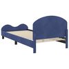 vidaXL Struttura letto bambini con testata Blu Polizia 90 x 200 cm