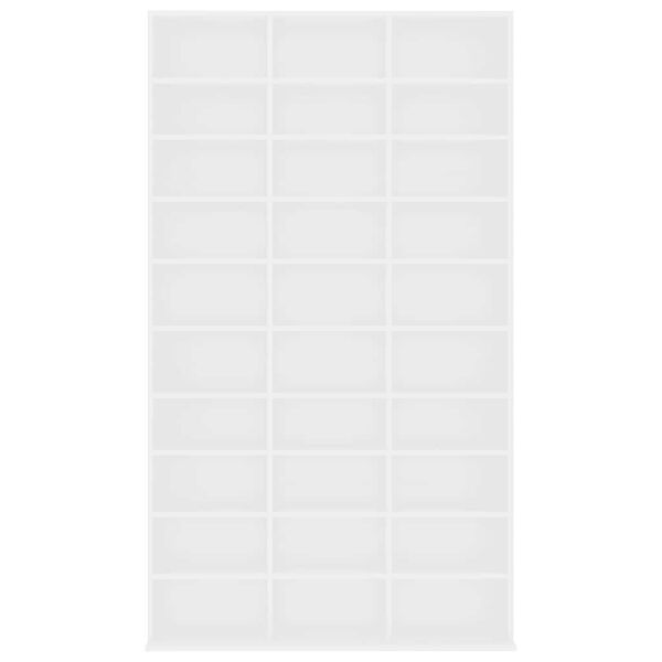 vidaXL Armadietto TV Bianco 102x23x177,5 cm in Legno Multistrato