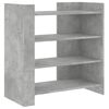 vidaXL Credenza Grigio Cemento 73,5x35x75 cm in Legno Multistrato
