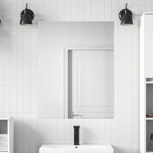 vidaXL Film Specchiante Autoadesivo 60 x 200 cm 2 pcs Argento PET