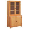 vidaXL Set di Mobili per Magazzino 2 pz Marrone 80 x 50 x 160 cm