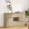 vidaXL Credenza Rovere Sonoma 100 x 30 x 65,6 Legno multistrato