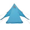 vidaXL Tenda da Campeggio Tipi per 5 Persone Blu Impermeabile