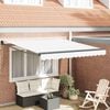 vidaXL Tenda da Sole Bianco 300 x 250 x 165 cm Poliestere