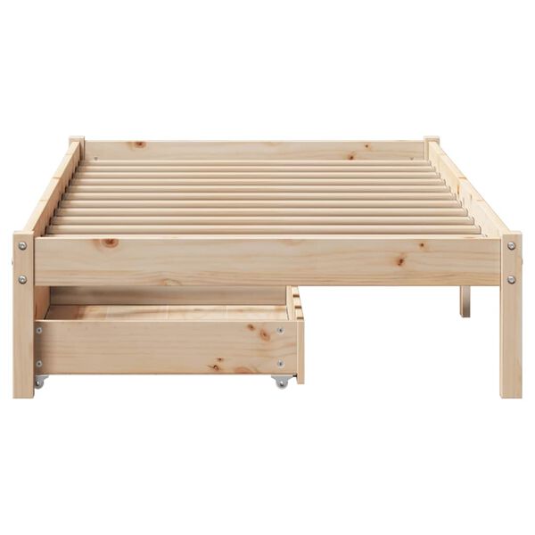 vidaXL Letto senza Materasso 90x190 cm in Legno Massello di Pino