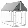 vidaXL Gabbia per Cani da Esterno con Tetto 200x100x150 cm
