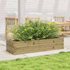 vidaXL Fioriera da Giardino 110x40x23 cm in Legno di Pino Impregnato