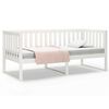 vidaXL Dormeuse senza Materasso Bianca 90x190 cm Legno Massello Pino