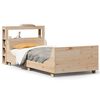 vidaXL Letto senza Materasso 75x190 cm in Legno Massello Pino
