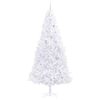 vidaXL Albero di Natale artificiale Bianco 300 cm PVC e Acciaio