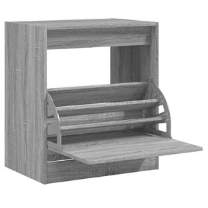 vidaXL Scarpiera Grigio Sonoma 60x42x69 cm in Legno Multistrato