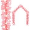 vidaXL Ghirlanda Natalizia con Luci a LED 20 m Rosa