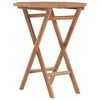 vidaXL Tavolo da Giardino Pieghevole 60x60x75 cm in Massello di Teak