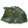 vidaXL Tenda da Pesca per 5 Persone Mimetica Impermeabile