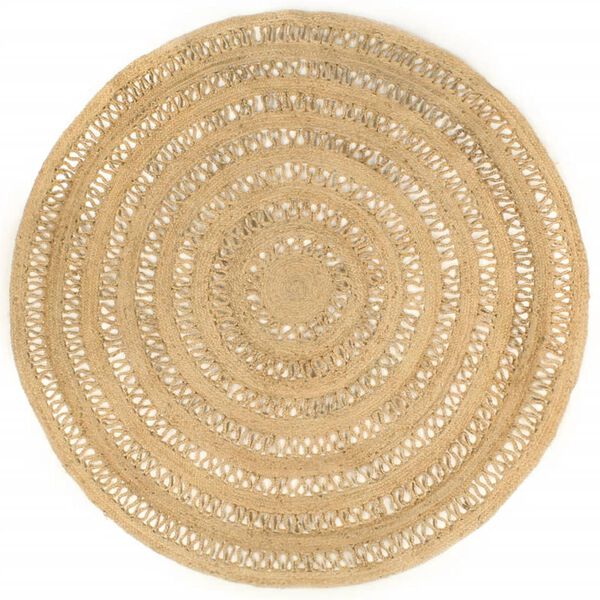 vidaXL Tappeto Lavorato a Mano in Juta Intrecciata 210 cm
