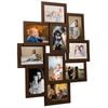 vidaXL Cornice per Collage 10x(13x18 cm) Foto Marrone Scuro in MDF
