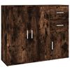 VidaXL Credenza Bianco Lucido 80x30x119,5 Cm In Legno Multistrato - 5