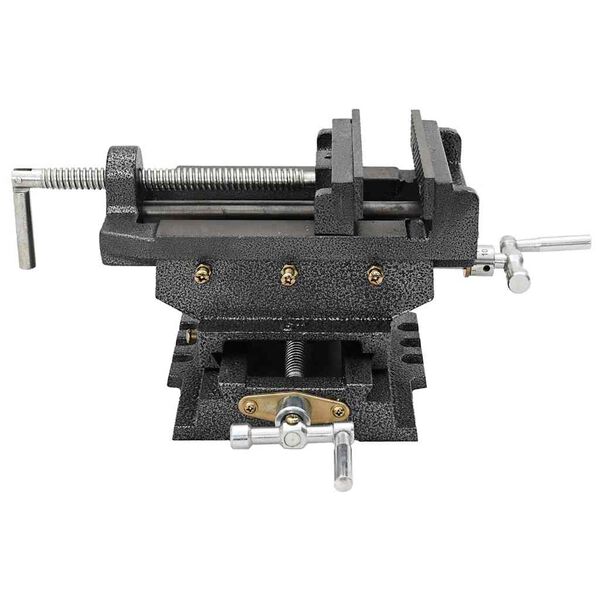 vidaXL Morsa Manuale Slitta Trasversale per Trapano a Colonna 150 mm