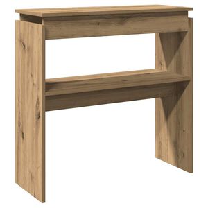 vidaXL Tavolo Consolle Rovere Artigianale 80x30x80 cm in Truciolato
