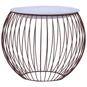 vidaXL Tavolino da Salotto Oro &Oslash; 41 cm