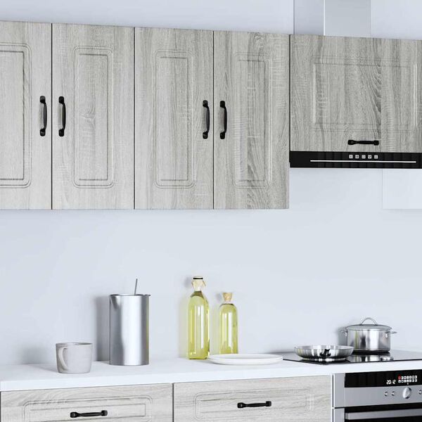 vidaXL Pensile da Cucina Kalmar Grigio Sonoma in Legno Multistrato