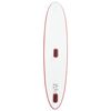 vidaXL Set Tavola Gonfiabile da SUP con Vela Rosso e Bianco