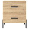 vidaXL Comodino Rovere Sonoma 40x35x47,5 cm in Legno Multistrato