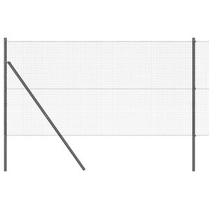 vidaXL Palo della recinzione Grigio