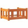 vidaXL Letto per Cani Marrone cerato 55 x 45 x 28 cm Pino massello