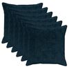 vidaXL Federa 6 pz HOUTEN Blu navy 80 x 80 cm