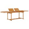 vidaXL Set da Pranzo 9 pz in Legno Massello di Teak