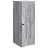 vidaXL Mobiletto a muro Sonoma grigio 33 x 34,5 x 90 cm