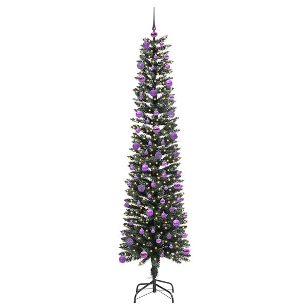 vidaXL Albero di Natale artificiale con 300 LED Verde 210 cm