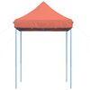 vidaXL Tenda Party Terracotta 200 x 200 x 306 cm Tessuto Oxford