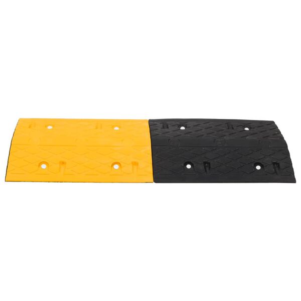 vidaXL Dosso Giallo e Nero 97x32,5x4 cm in Gomma