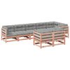 vidaXL Set Divani da Giardino 8 pz con Cuscini Massello Abete Douglas