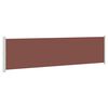 vidaXL Tenda Laterale Retrattile per Patio 600x160 cm Marrone